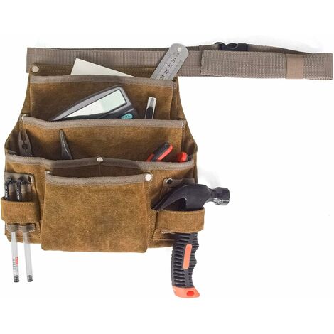 MARSUPIO DA GIARDINAGGIO CON TASCHE MULTIPLE E PORTA ATTREZZI