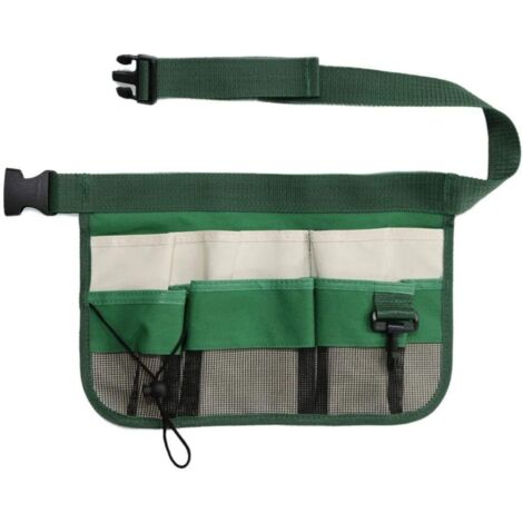 Attrezzi da giardinaggio, marsupi da giardino, marsupi da appendere, tasca porta attrezzi da giardino, grembiule porta attrezzi regolabile, organizer con cintura per uomo/donna, borsa per la pulizia