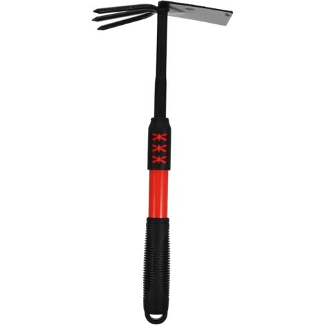Attrezzo da giardino portatile per zappa da giardino a doppia testa per scavare e allentare Zappa pratica per piantare e fare giardinaggio