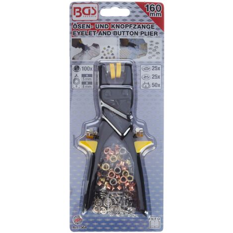 Attrezzo manuale BGS Technic Pinza Nero 160 mm