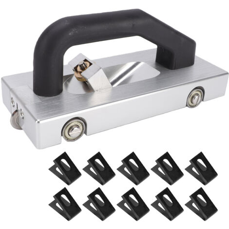 Attrezzo manuale per scanalare il pavimento con ruote - Lame a U per scanalature di larghezza 2-3 mm - Rimozione del pavimento