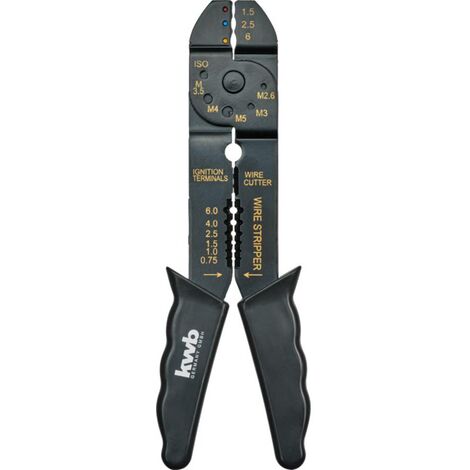 Attrezzo per elettricista kwb 402990 gamma 0,75 a 6 mm² manico antiscivolo