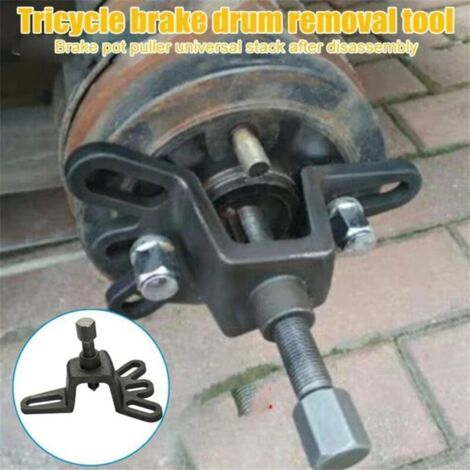 Attrezzo universale per la rimozione del tamburo del freno, estrattore per mozzo ruota, attrezzo di riparazione portatile per accessori moto.