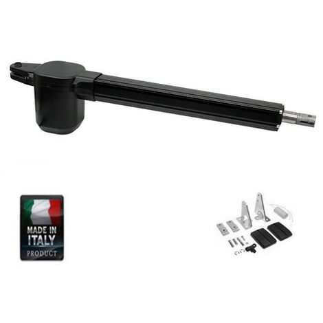 Attuatore Bhe N Motore Elettrico 24v Corsa 400 Mm Pistone Cancello Battente