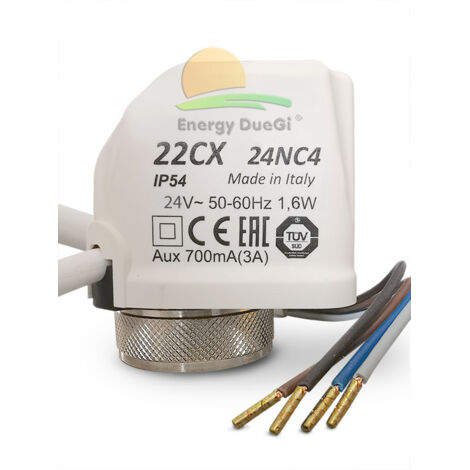 Valvola Servomotore RBM Per Impianti A Zone - 2 Pezzi, 220V, Modello 3600010 - Foto 2