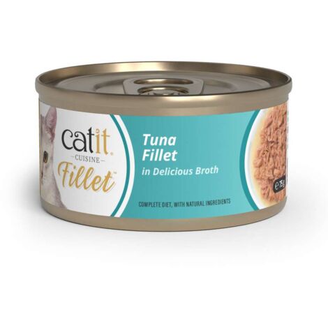 Atún desmenuzado para gatos Catit Cuisine Fillet