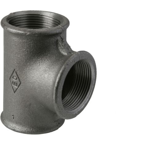 Atusa Téflon en fonte à chaud, pièce en T n° 130, noir, 1/2