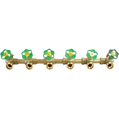ATV-Kompaktwasserverteiler 1" x 1 1/2" steigende Spindel