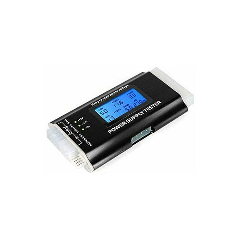 Hoopzi - atx 20 Power Display 24 Pin sata lcd Diagnostic Voltage Tester psu
