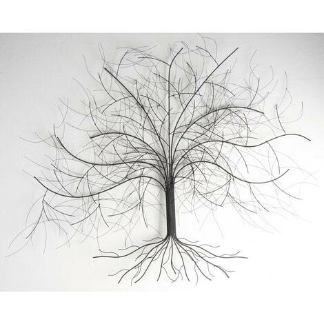Aubry Gaspard – Décoration murale arbre en métal 101 x 76 cm – Poids léger 2,17 kg – Élégance romantique pour intérieur moderne