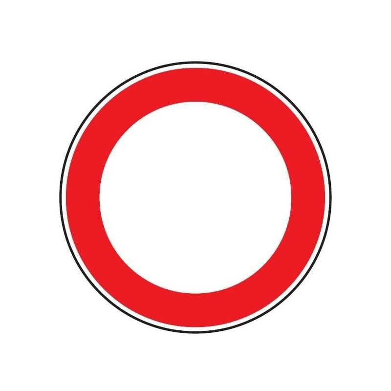 Aucun panneau de signalisation de transit