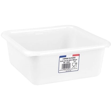 CURVER Bassine Carrée 10L - Grande Cuvette pour …