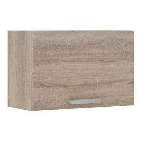 AUDE Meuble hotte de cuisine L 60 cm - Décor chene sonoma