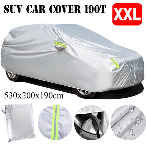 INSMA Audew SUV Full Car Cover Wasserdichter Sonnen UV-Schneestaub Regenschutz 5.3mx2.0mx1.9m