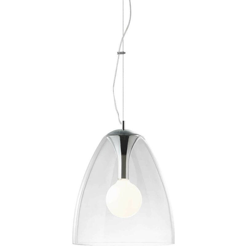

Ideal Lux Audi-20 - 1 lámpara colgante de techo tipo domo transparente, E27