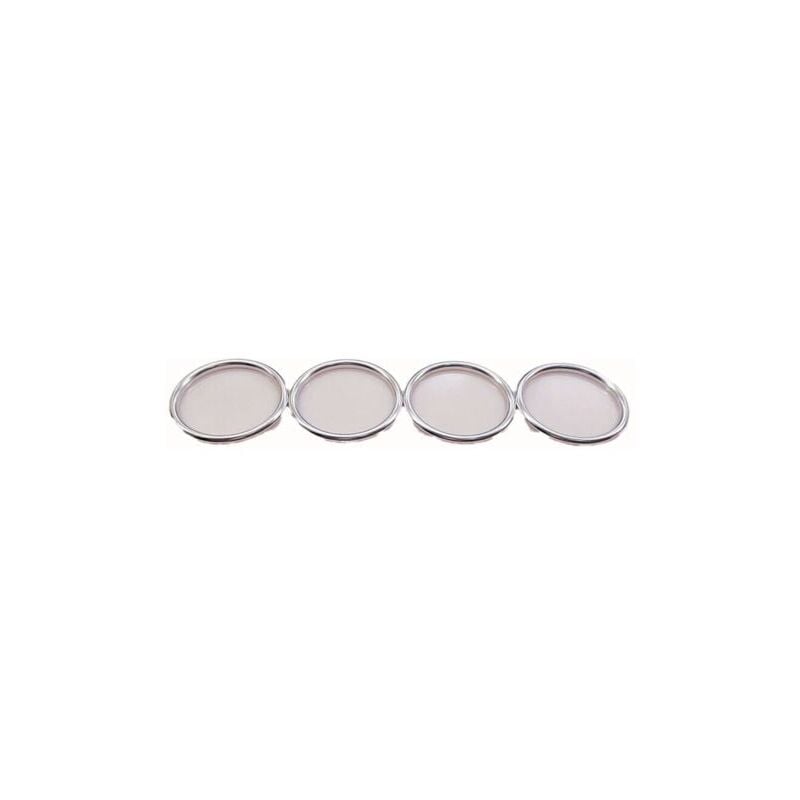 Image of Audi A1 A1 Klimaanlage Vent Ring Abdeckung Trim Aluminium 14-17 Silber