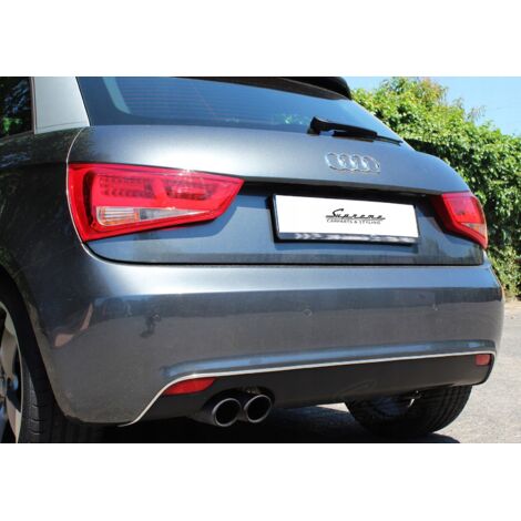 AUDI A1 - Bande de pare-chocs arrière chromée