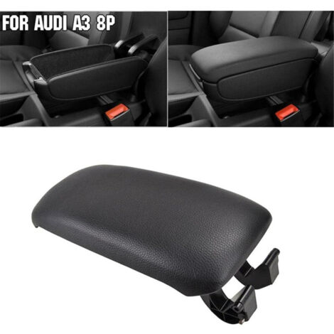 Капак за подлакътник за AUDI A3 8P 2003-2012г. с черно кожено покритие