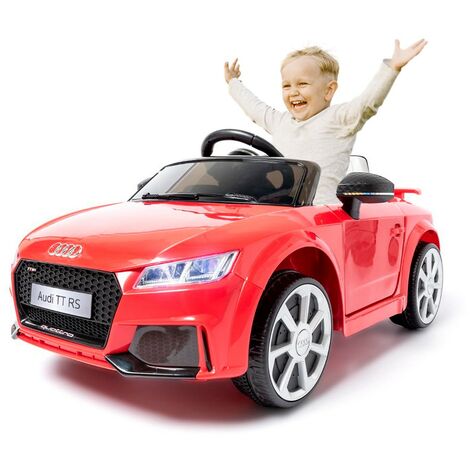 Audi TT RS 12v Licenciado - Coche eléctrico infantil para niños batería 12v con mando control remoto