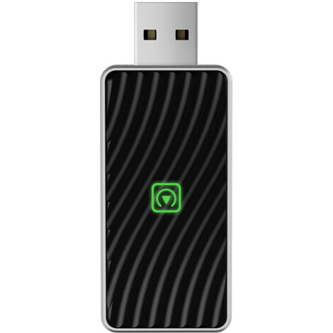 Audio Bluetooth sans Fil: Adaptateur CarPlay sans Fil 2 en 1 pour CarPlay/Android Auto, Wi-FI 5,0 GHz, sans délai, Adaptateur sans Fil CarPlay, Conversion du Filaire au sans Fil