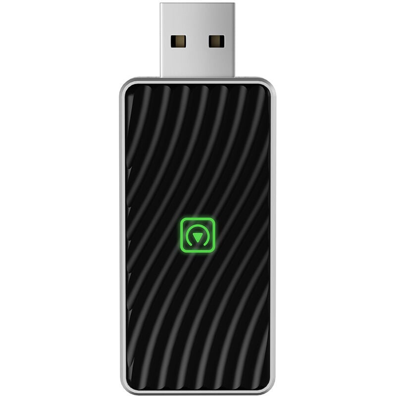 Audio Bluetooth sans Fil: Adaptateur CarPlay sans Fil 2 en 1 pour CarPlay/Android Auto, Wi-FI 5,0 GHz, sans délai, Adaptateur sans Fil CarPlay,