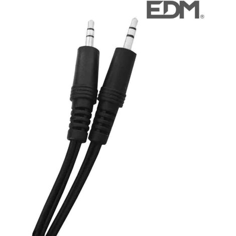 Audio Jack Verbindung 3,5 mm Stereo männlich auf 3,5 mm Stereo männlich 1,5 m EDM
