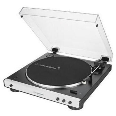 Audio-Technica LP60XBTWH Giradiscos Automático Estéreo Inalámbrico de Tracción por Correa Blanco