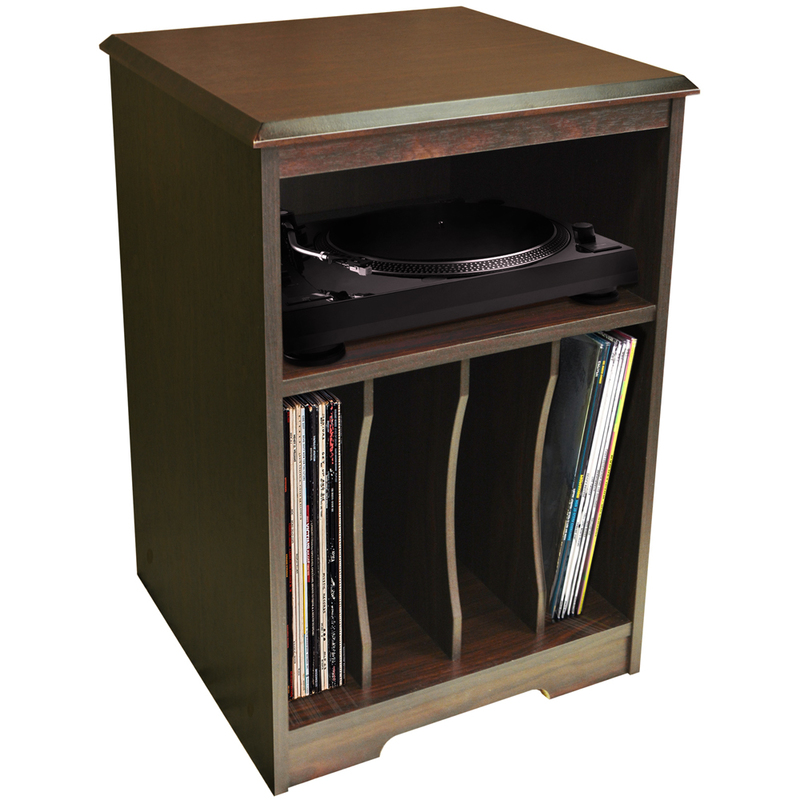 Watsons - AUDIO - Turntable / LP Record / Vinyl Storage Side End / Bedside Table - Walnut