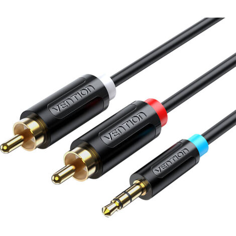 Audiokabel 3,5 mm auf 2x Cinch 1 Meter