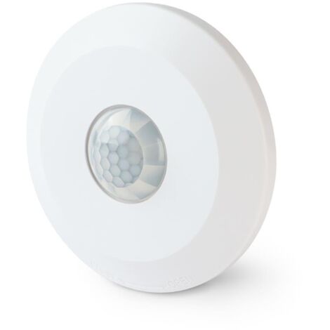 Aufbau Bewegungsmelder flach PIR 360° - IP20 Reichweite bis 16m weiß