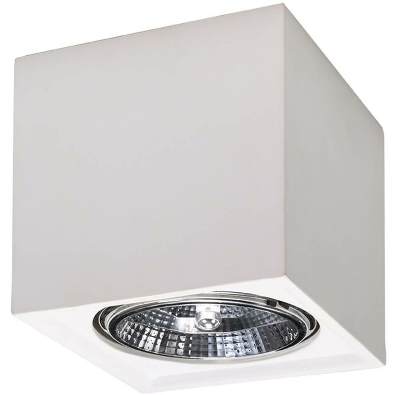 Parete luce ceramica Seida L: 14, B: 14, H: 10
