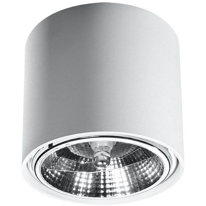 Image of Sollux - Soffitto luce bianca tiube l: 12, b: 12, h: 11, GU10, dimmable
