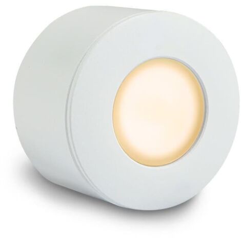 Aufbau/Einbaustrahler Mini Bergamo 3W IP44 2700K - Farbe: weiß RAL 9016