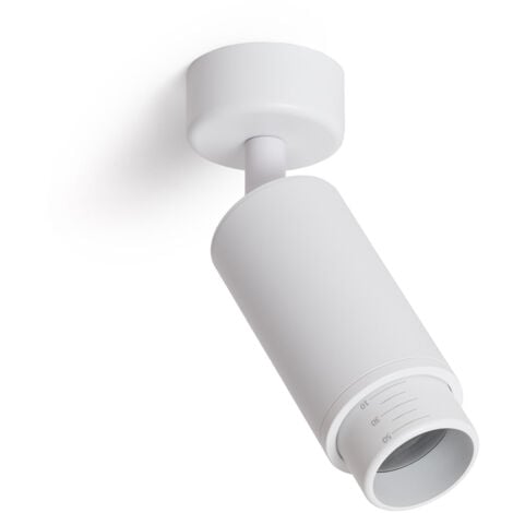 LEDKIA Aufbaustrahler Multiwinkel 10-50º für GU10-Glühbirnen Ágata Weiß