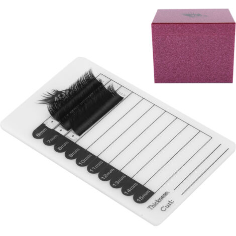 Aufbewahrungsbox aus Acryl für künstliche Wimpern mit 10 Fächern, Make-up-Organizer und Präsentationsregal