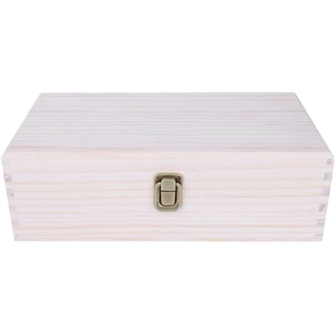 Aufbewahrungsbox aus Holz mit 32 Fächern für ätherische Öle und Nagellack