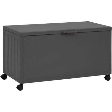 Aufbewahrungsbox Edenio graphit M 141,6 x 72 x 78cm aus Aluminium  - Hespéride
