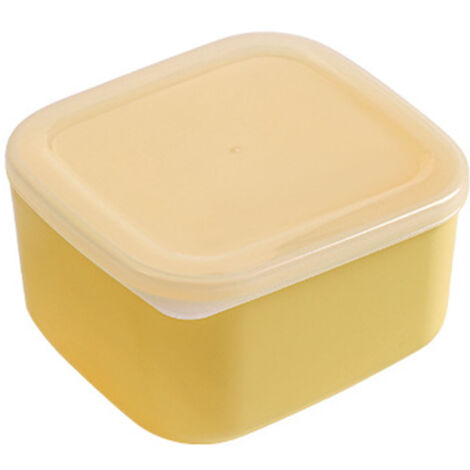 Aufbewahrungsbox für geschnittenen Käse, luftdichter, transparenter Kunststoffbehälter für den Kühlschrank mit Deckel