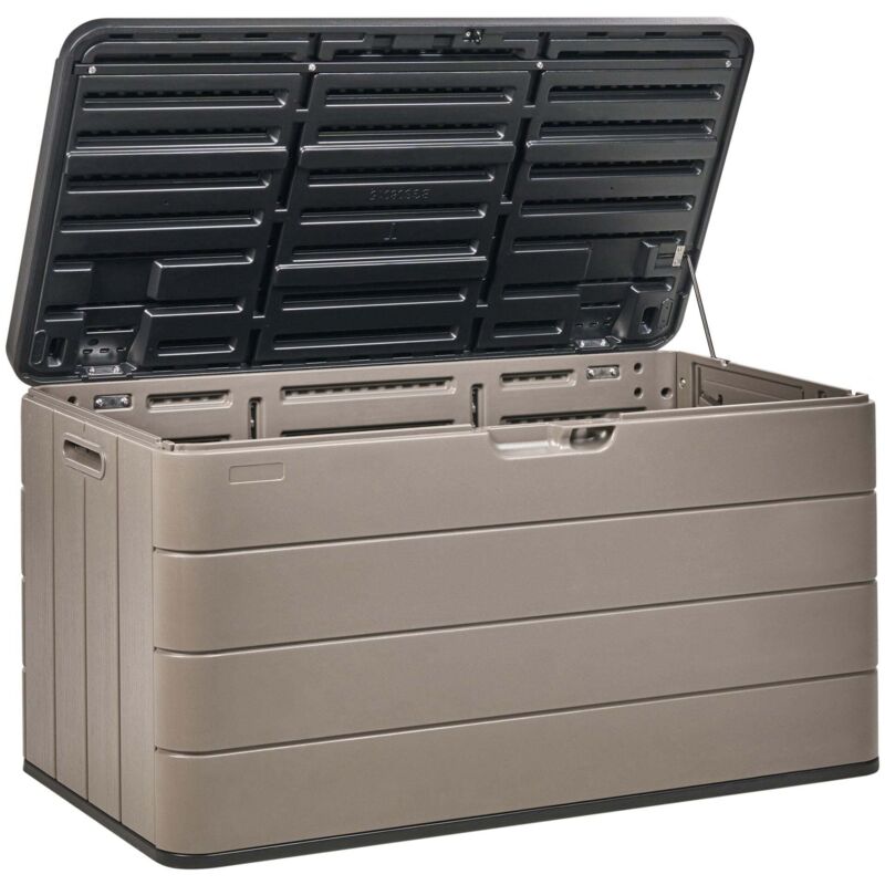 Beliani Aufbewahrungsbox Milies 116 Cm 60 Cm Braun