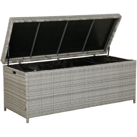 Aufbewahrungsbox MODENA 158 cm 63 cm Grau