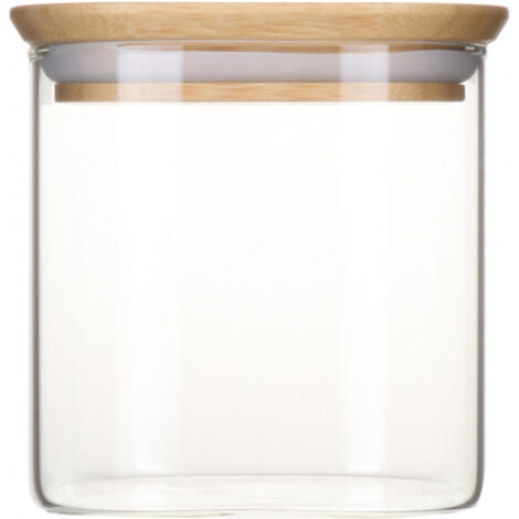 Aufbewahrungsdose Quadrat 0,8 l – Bambus – Pebbly