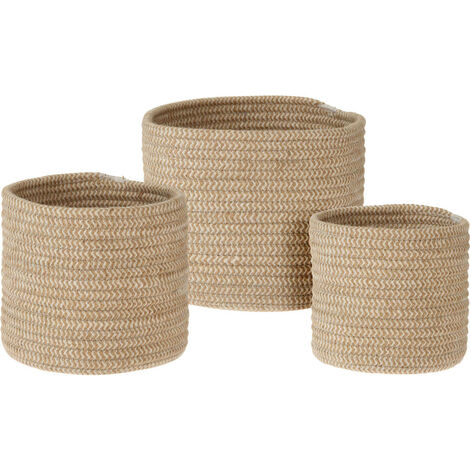 Aufbewahrungskörbe NATURAL, 3er-Set