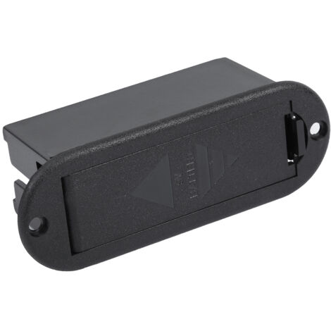 Aufbewahrungskoffer für E-Gitarren aus Kunstleder mit 9V-Batteriefach und Tonabnehmerhalterung (02)