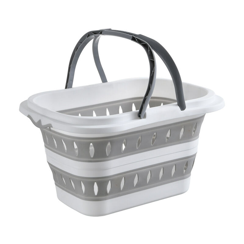 Storage Basket, Collapsible Laundry Basket, Lightweight, Includes Vent Holes, Space-saving and Portable