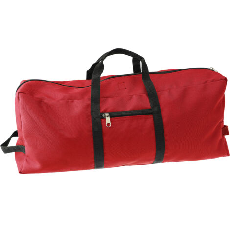 Aufbewahrungstasche aus 600D Oxford-Gewebe mit Griff für abnehmbare Weihnachtsbäume bis 213 cm (7 Fuß), rot, Maße: 152,4 x 50,8 x 63,5 cm