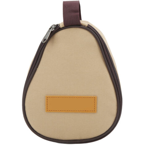 Aufbewahrungstasche für Campingkocher, mit Reißverschluss, ideal für Picknicks und zur Aufbewahrung zu Hause, Farbe: Khaki.