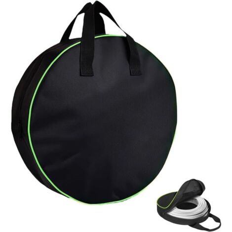 Aufbewahrungstasche für Elektroautokabel, ergonomische EV-Kabeltasche, Tragetasche für Elektroauto-Ladekabel, für Campingauto, Ladekabel mit großer Kapazität, Kabel (schwarz)