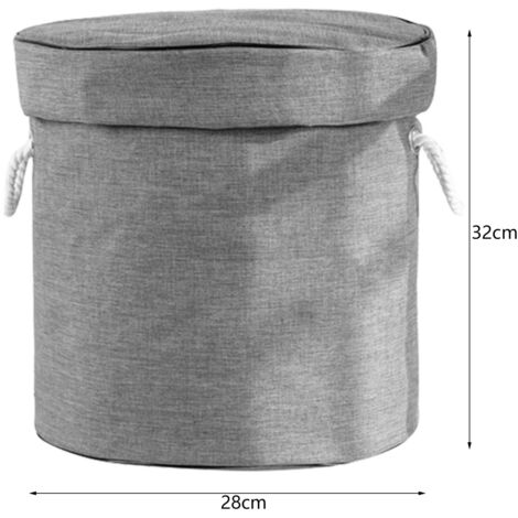 Aufbewahrungstasche für Spielzeug, Spielmatte für kleine Bausteine, Aufbewahrung für Zuhause, Haushaltsartikel, Grau (ca. 550 g/19,4 oz)