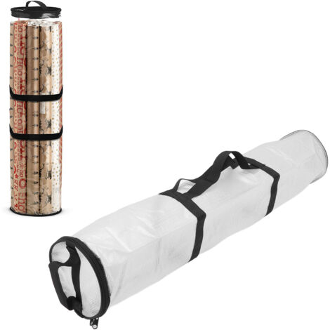 [Aufbewahrungstasche] + [Markenlos] + [Transparenter Organizer] + [Wasserdichte, staubdichte PVC-Geschenkverpackung mit Reißverschluss und Tragegriff, weiß]