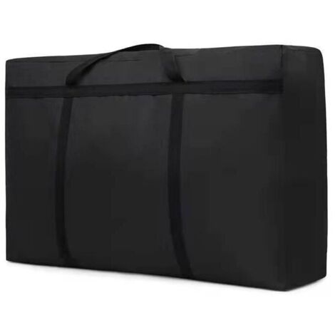 Aufbewahrungstasche, Umzugstasche mit Griffen, Aufbewahrungstasche für Kleidung, Aufbewahrungstasche für Steppdecken, Festivaldekorationen und Transport-Organizer-Tasche (85 x 25 x 45 cm)